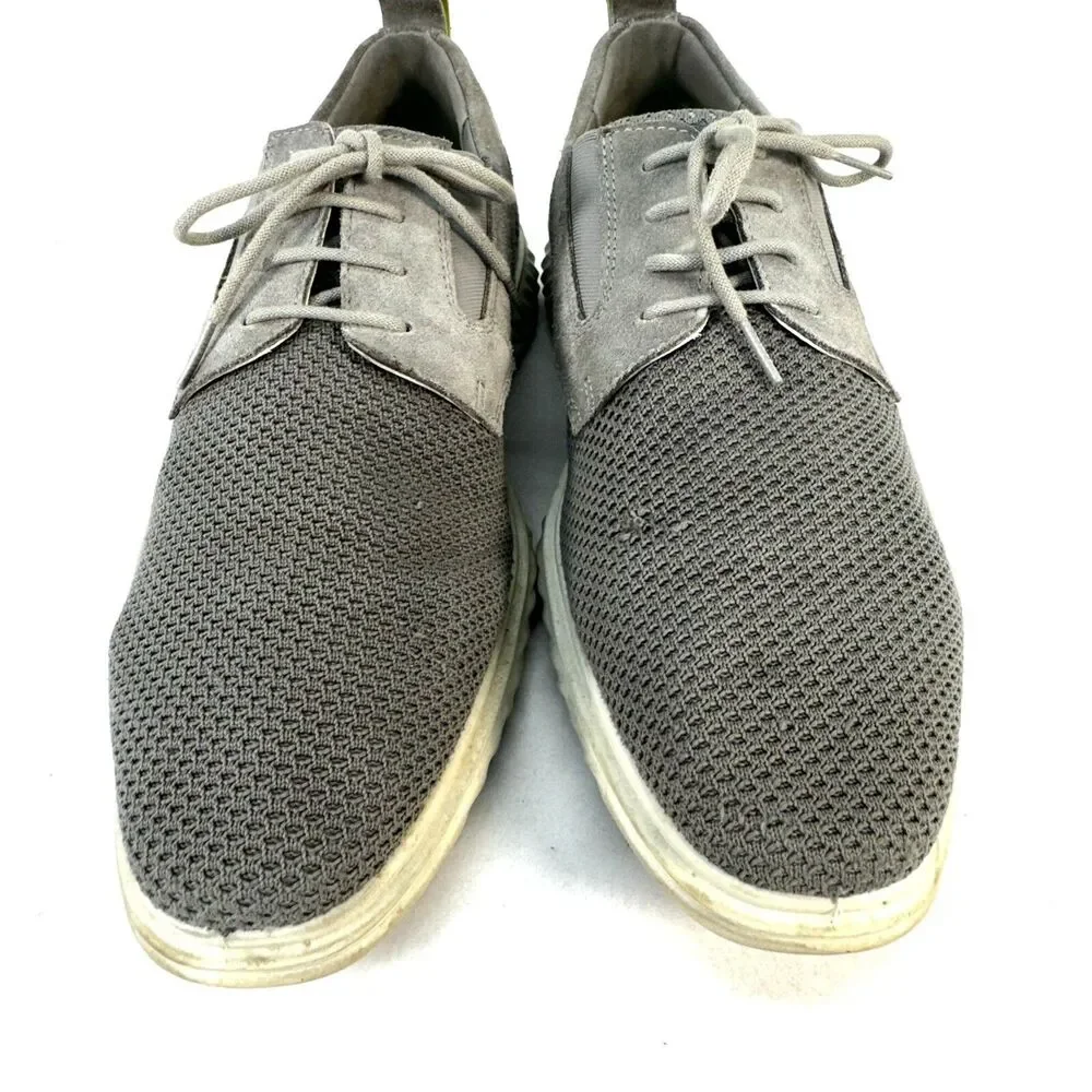 Ecco Mens EU44 US 10-10.5 St. 1 Hybrid Lite Gray Mesh Summer Derby Oxford Shoes